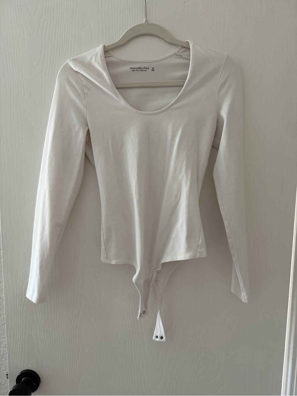 Abercrombie & Fitch white long sleeve bodysuit